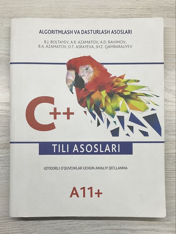 C++ dasturlash tili asoslari kitob