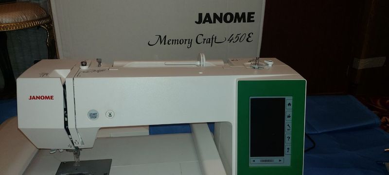 Srochno.svoy Janome memory craft 450 v коробке флешку есть +рисунки ди