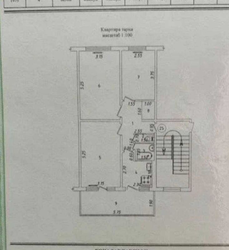 LABZAKK C-12. квартира с Евроремонтом 3 комнаты на 1 этаже. Кирпич.