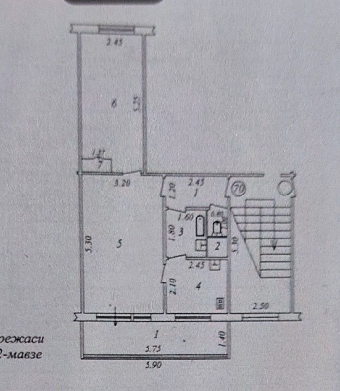 Продаю 2+1/4/4 Лисуново 2,ориентир 151 школа