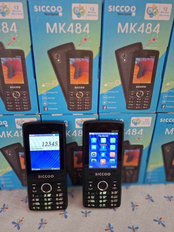 Yengi telefon SICCOO MK 484 / Batareya 3000mAh