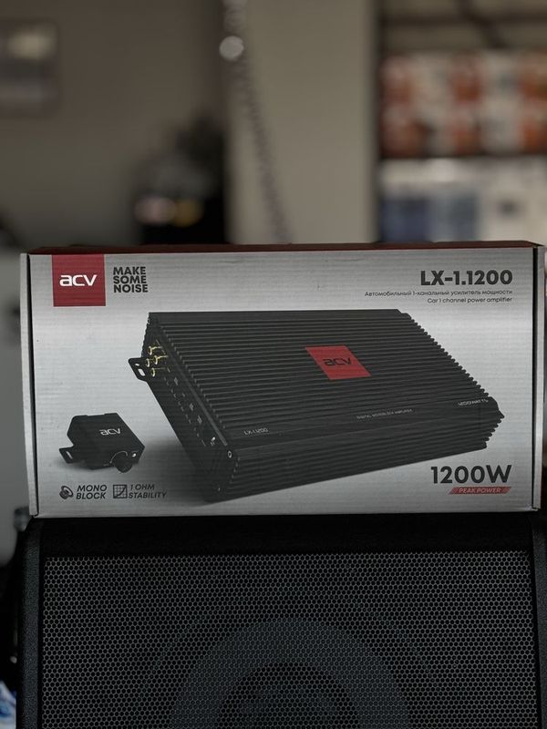 Teyes by Acv усилител 1 канальный Lx 1.1200w