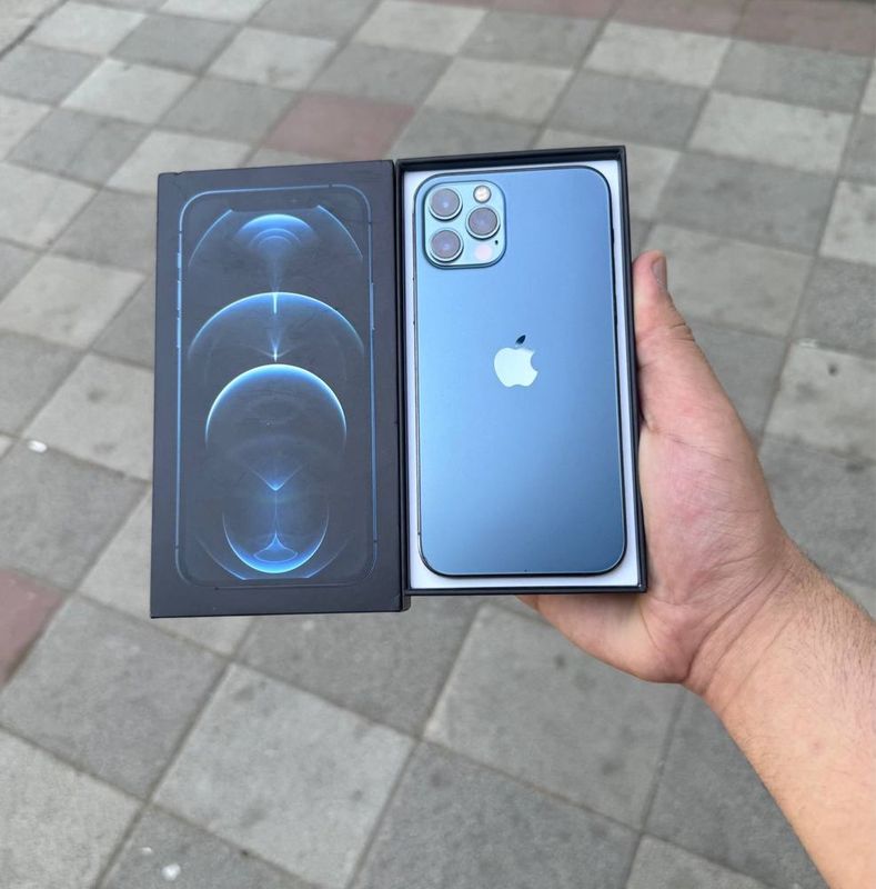 Iphone 12 Pro Blue ideal 128 gb 81 usta kormagan ayb yoq karopkasi bor Iphone 12 Pro Blue ideal 128 gb 81 usta kormagan ayb yoq karopkasi bor