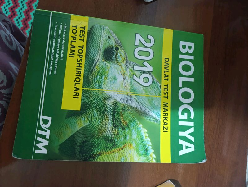 Biologiyadan DTM testlari