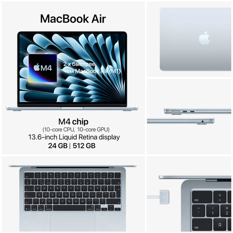 MacBook Air M4 24/512GB 13.6-inch SkyBlue MacBook Air M4 24/512GB 13.6-inch SkyBlue
