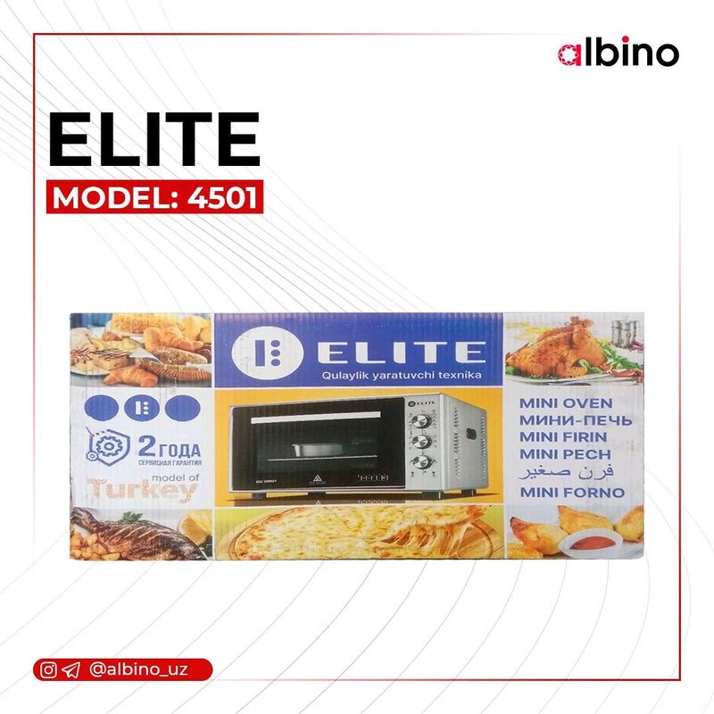 Elite mini pech turkiya sifatli 45 litr Elite mini pech turkiya sifatli 45 litr
