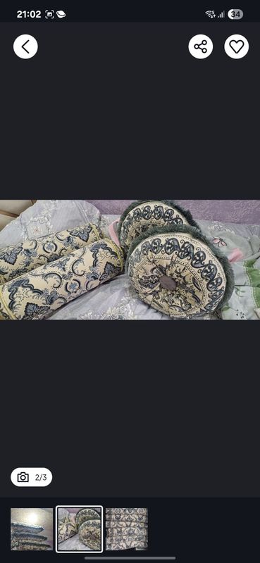 Komplekt korpacha 3 xil yostiglari bn