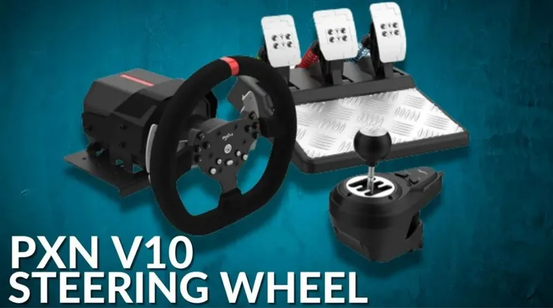 Руль игровой PXN V10 900градусов Скидка в честь нового года Руль игровой PXN V10 900градусов Скидка в честь нового года