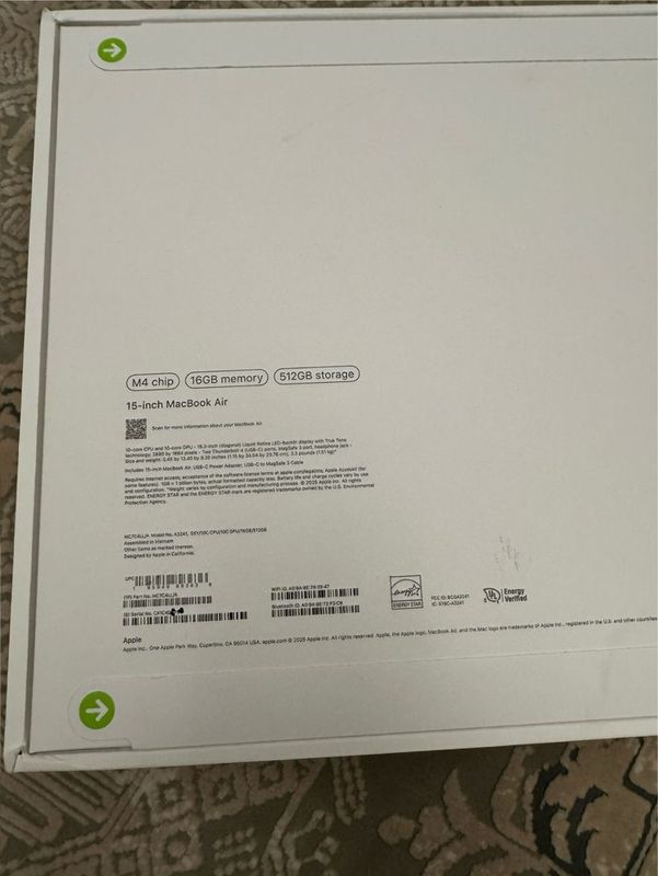 Macbook Air 15 M4 16gb 512gb