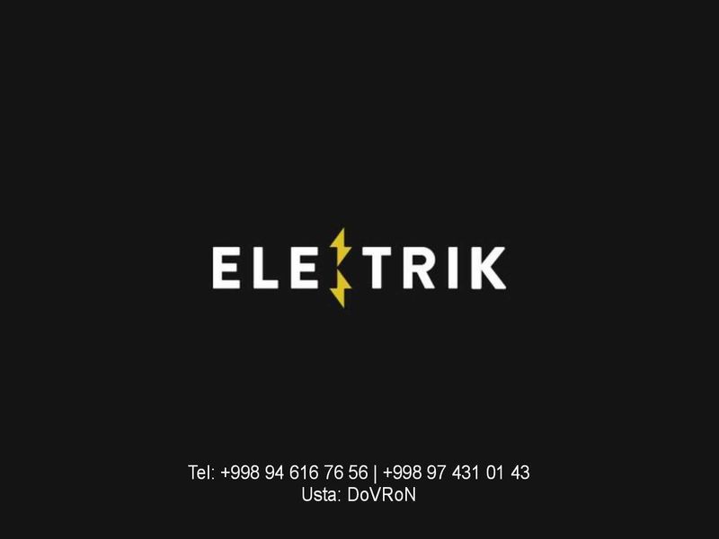 Xonadon va Ofislar uchun Sifatli Elektro Montaj Xizmati! Xonadon va Ofislar uchun Sifatli Elektro Montaj Xizmati!