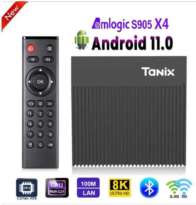 TV box SmartBox android ТВ-бокс приставка TANIX X4 (4/32)