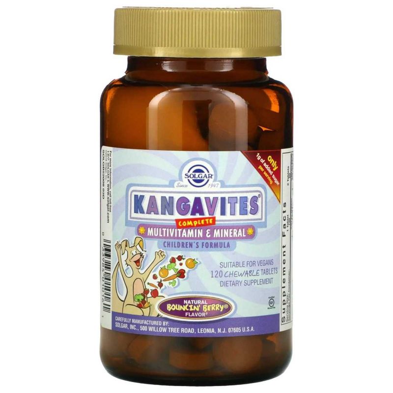 Solgar, Kangavites, детский комплекс с витаминами. кангавитес Solgar, Kangavites, детский комплекс с витаминами. кангавитес