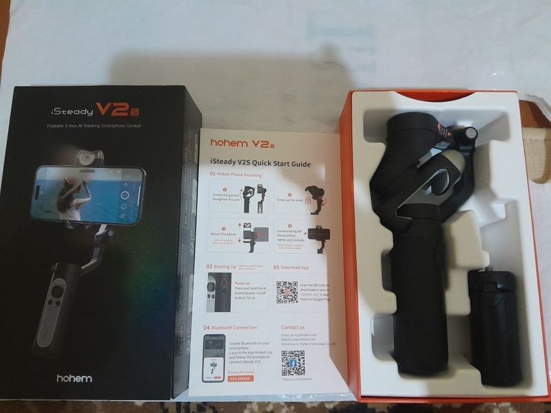 Стабилизатор для телефона Hohem iSteady V2S версия 2023 Стабилизатор для телефона Hohem iSteady V2S версия 2023