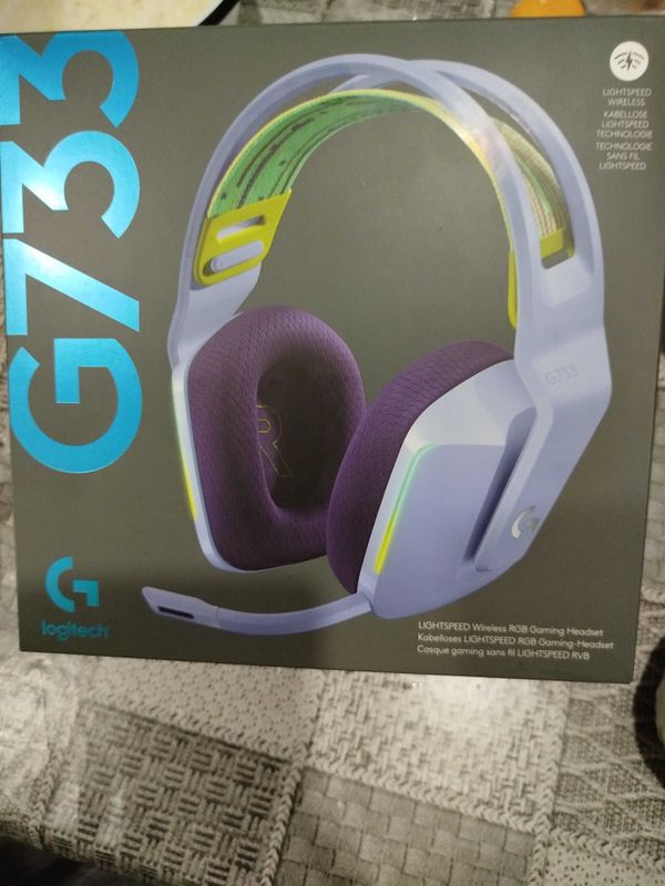 Гарнитура Наушники Logitech G733 LIGHTSPEED RGB Gaming LILAC Retail