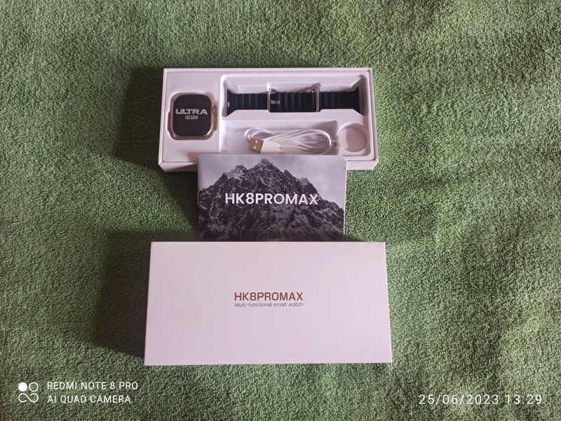 Hk8 pro max amoled smart watch new