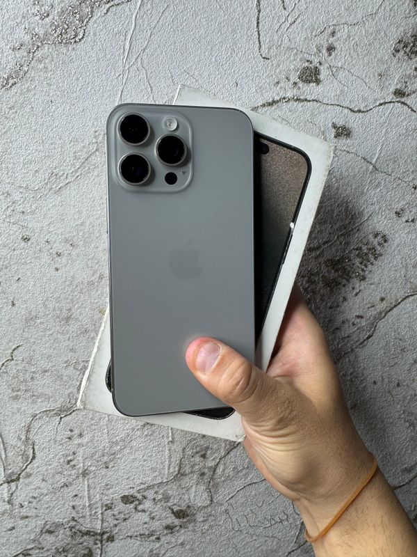 iPhone 15 ProMax 256Gb  Titan Akk: 96% Kelwamiz