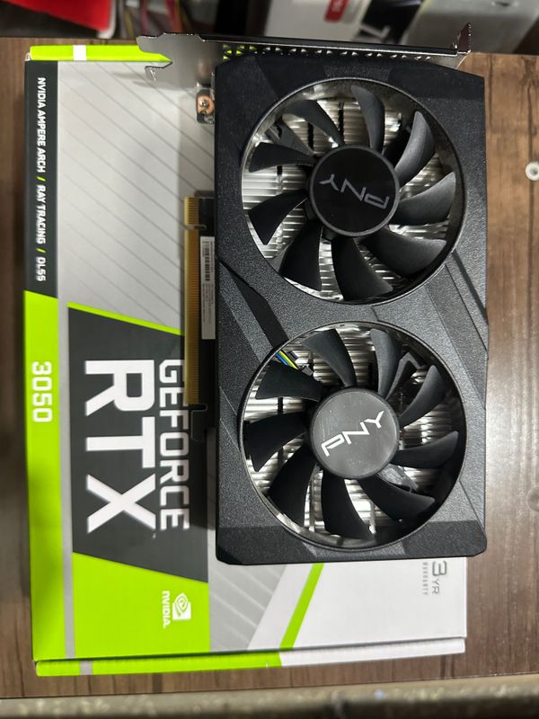 Срочно! ЭНГ АРЗОН Rtx 3050 PNY 6GB Verto как новая, игровая видеокарта Срочно! ЭНГ АРЗОН Rtx 3050 PNY 6GB Verto как новая, игровая видеокарта