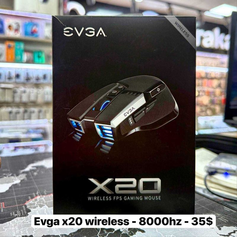 a28electronics предлагает игровая беспроводная мишка EVGA X20 - 8000hz a28electronics предлагает игровая беспроводная мишка EVGA X20 - 8000hz