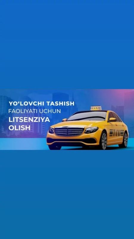 Yo‘lovchi tashishga litsenziya qilish