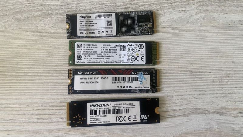 SSD Nvme 256Gb Hikvision, kingfast и тд SSD Nvme 256Gb Hikvision, kingfast и тд