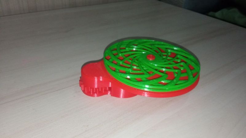 Игрушка иллюзия напечатанная на 3Д принтере Игрушка иллюзия напечатанная на 3Д принтере
