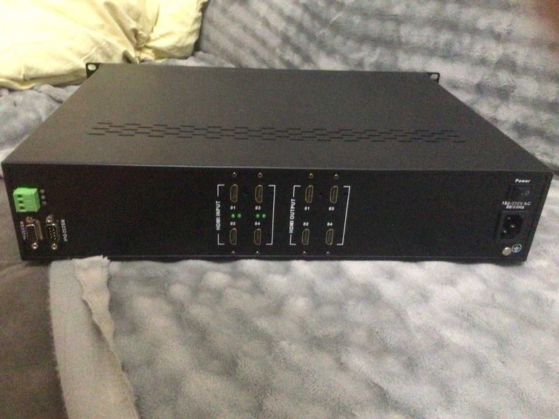 HDMI 4x4 переключатель матричный коммутатор сплиттер HDMI 4x4 переключатель матричный коммутатор сплиттер