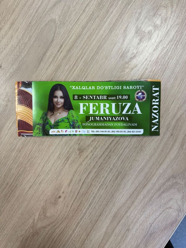 Feruza Jumaniyazova Konserti Feruza Jumaniyazova Konserti