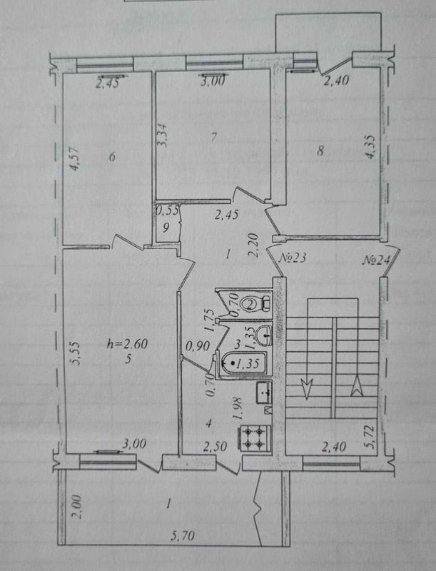 4-комнатная квартира в Ахангаране