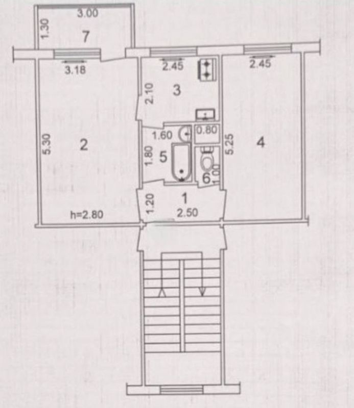 2/4/5 Буюк Ипак Йули 52м2 Все Раздельно Максим Горький Туркво