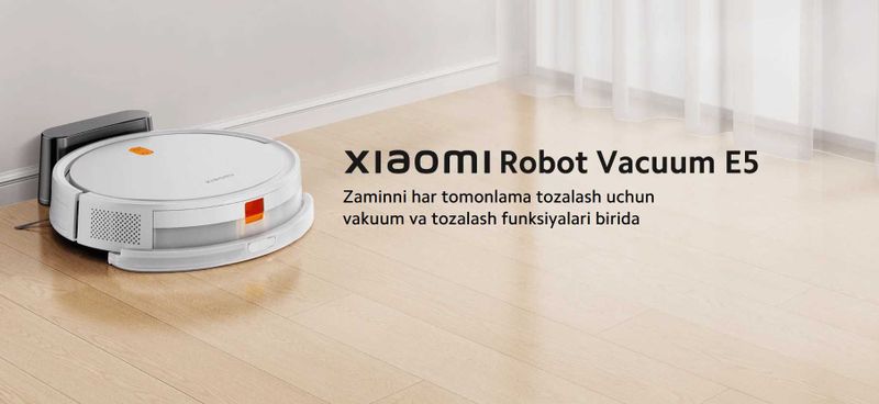 Xiaomi Robot Vacuum Cleaner E5 – 73 000 so‘m/oyiga! Muddatli to‘lov! Xiaomi Robot Vacuum Cleaner E5 – 73 000 so‘m/oyiga! Muddatli to‘lov!