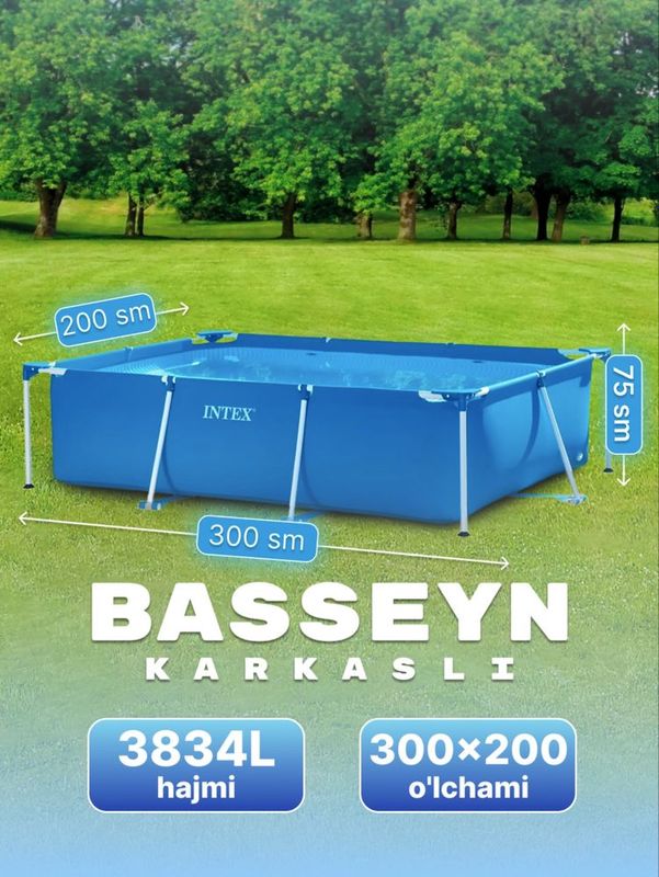 Intex basseyn xar xil razmer Intex basseyn xar xil razmer