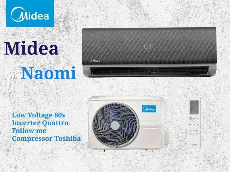 Кондиционер Midea Naomi 12 Inverter WiFi 80v