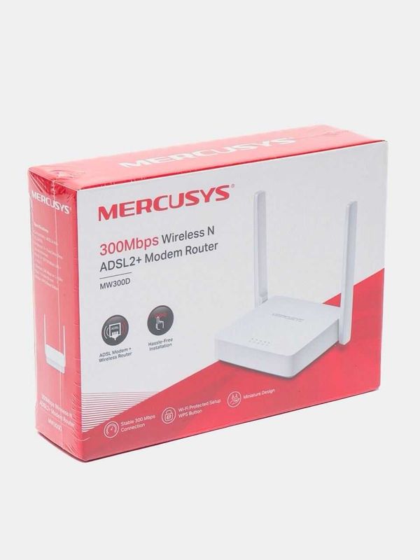 Wi-Fi роутер Mercusys MW300D - Мощный Роутер для Дома и Офиса