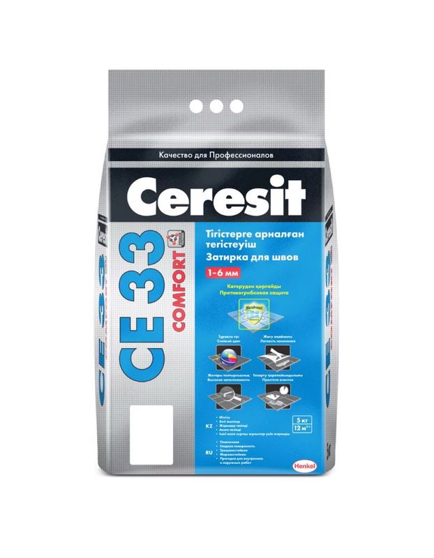 CERESIT CE 33 затирка для узких швов 2кг