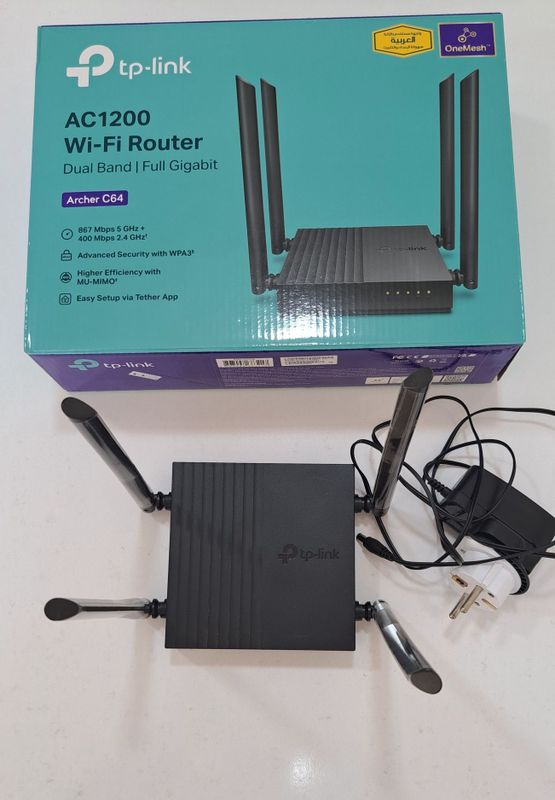 Tp-link archer c64 двухдиапазонный ас 1200