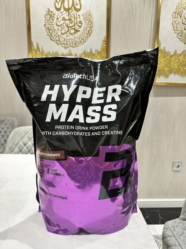 Гейнер Hyper Mass 6.5 кг от BioTech USA — шоколад, оригинал Гейнер Hyper Mass 6.5 кг от BioTech USA — шоколад, оригинал