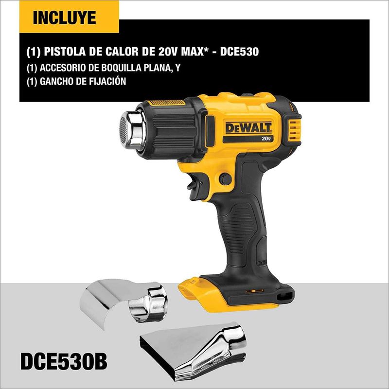 Аккумуляторный фен DEWALT DCE530B 20V MAX