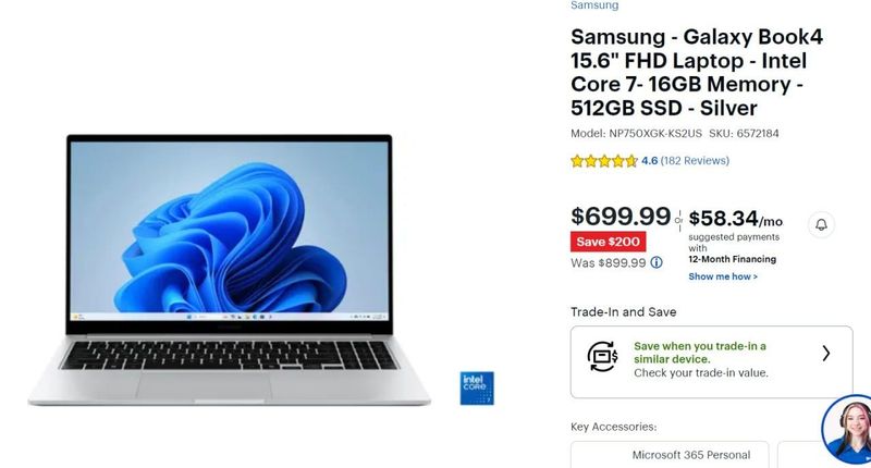 Samsung - Galaxy Book4, noutbuk - notebook Samsung - Galaxy Book4, noutbuk - notebook