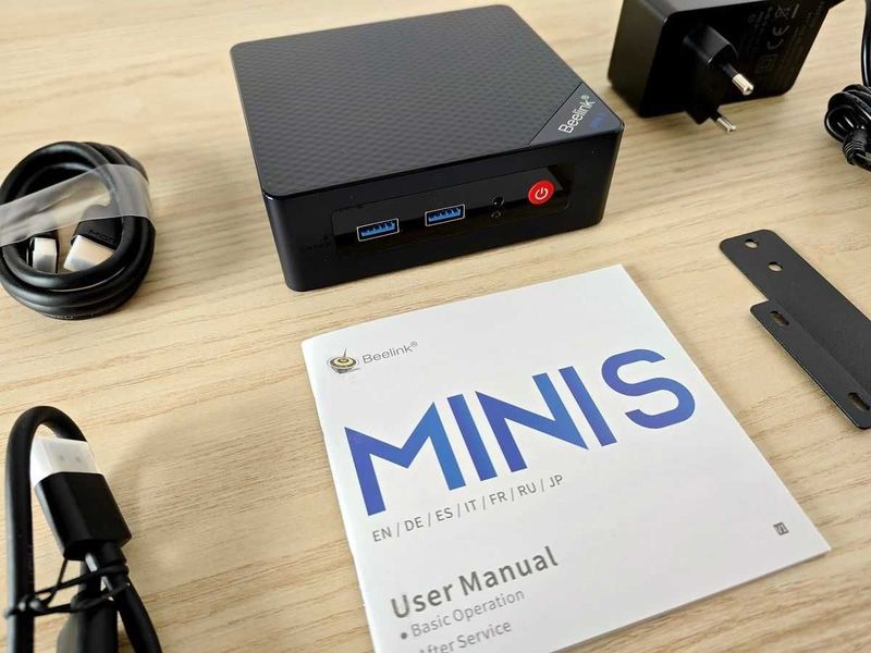 Бесшумный мини-ПК Beelink Mini S – Intel N5095 / 8 GB RAM / 256 GB SSD