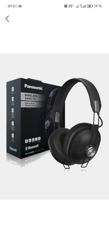 Беспроводные наушники Panasonic RP-HTX80B Беспроводные наушники Panasonic RP-HTX80B