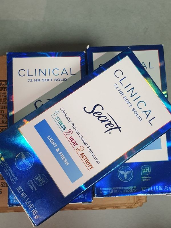 Gillette clinical , Secret clinical Gillette clinical , Secret clinical