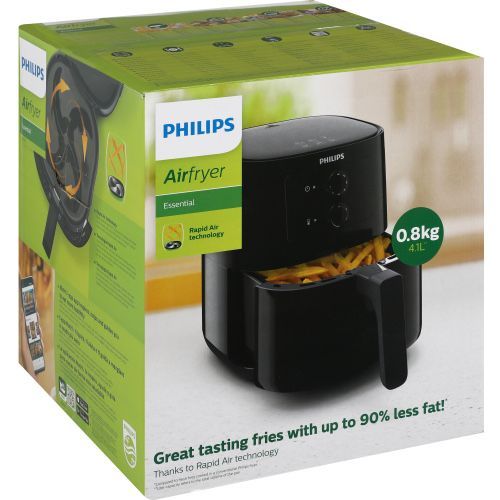 Philips Аэрогриль HD9200 Ovi Essential Airfryer, черный