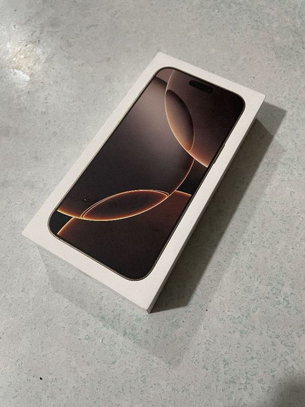 Iphone 16 PRO MAX 256gb desert yengi ochilmagan tel !!! Iphone 16 PRO MAX 256gb desert yengi ochilmagan tel !!!