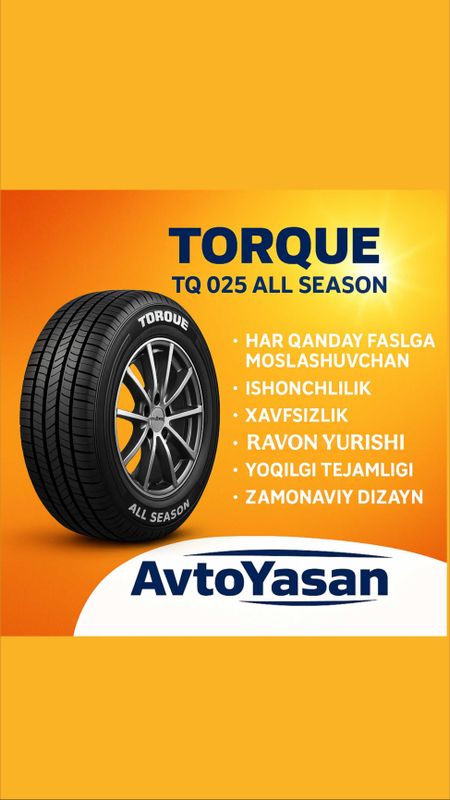 TORQUE TQ 025 4 faslli bardoshli shinalar! Ishonchli, tejamkor, TORQUE TQ 025 4 faslli bardoshli shinalar! Ishonchli, tejamkor,