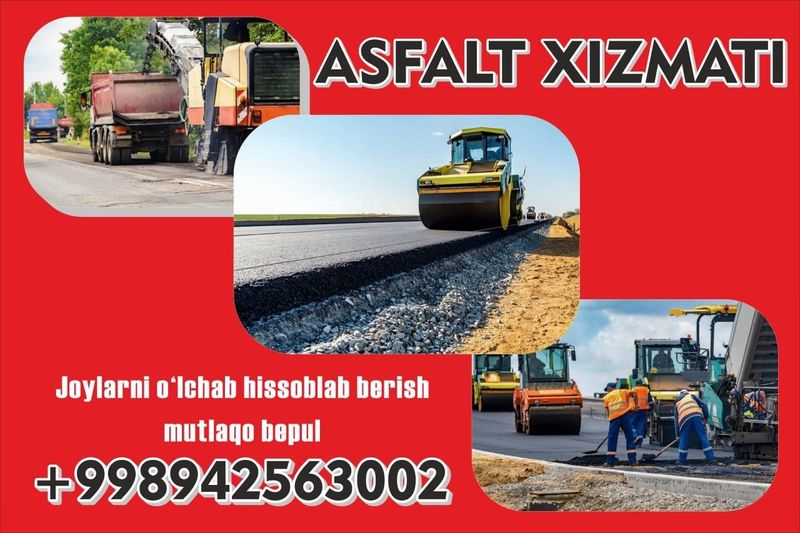 Asfalt qilish xizmati