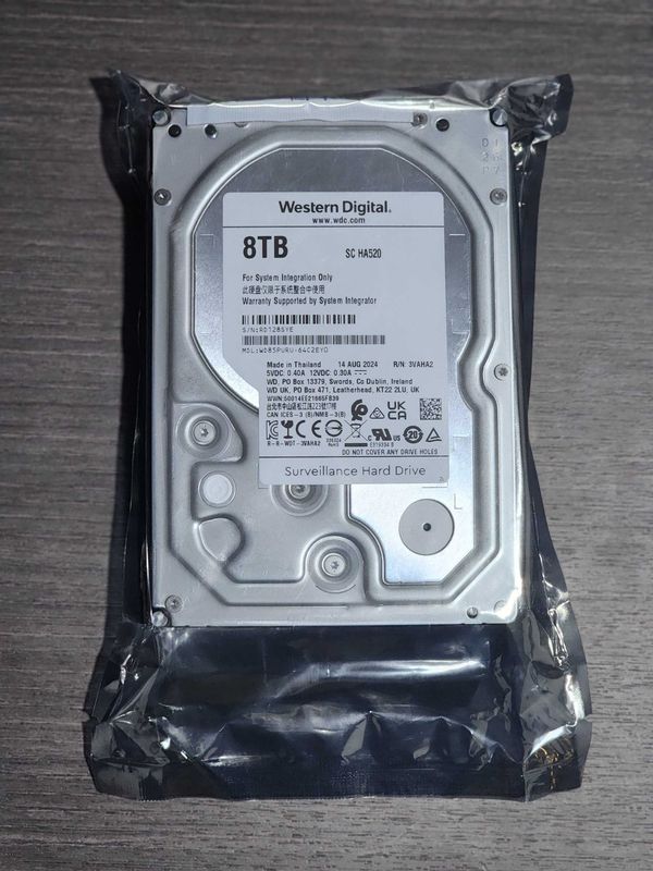 Жёсткий диск WD 8TB для видеонаблюдения! Жёсткий диск WD 8TB для видеонаблюдения!
