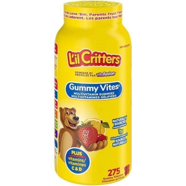 Мультивитамины для детей 275 мармеладок L'il Critters Gummy Vites
