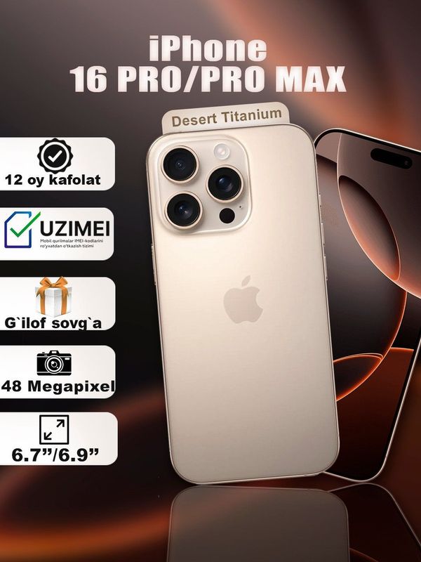 Iphone 16 pro max 256 nasiga Iphone 16 pro max 256 nasiga
