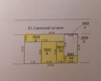 Дом вдоль дороги фасад 24 метра ул.Саккокий Дом вдоль дороги фасад 24 метра ул.Саккокий