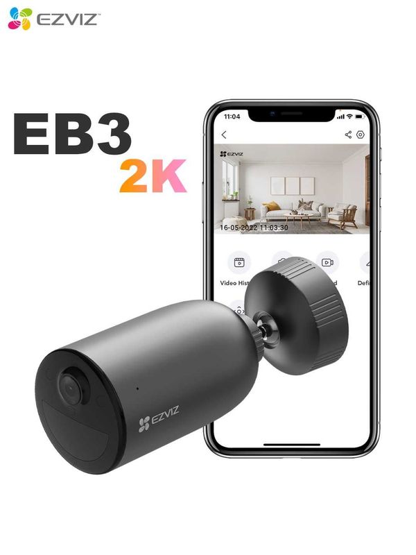 EZVIZ EB3 2K 3MP Kamera | Wi Fi Kamera | Видеокамера | Видеонаблюдения EZVIZ EB3 2K 3MP Kamera | Wi Fi Kamera | Видеокамера | Видеонаблюдения